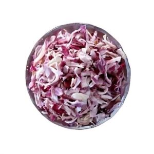dehydrated red onion flakes