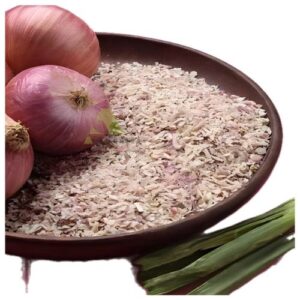 dehydrated red onion minced